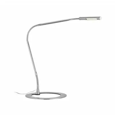 Lampe � poser plaza 1x3w led acier br (74995)