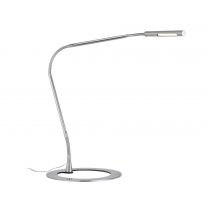 Lampe  poser plaza 1x3w led acier br (74995)
