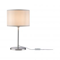 Lampe à poser Tessa Crème/Acier brossé sans ampoule, max. 40 W E14 (70923 )