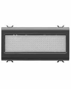 Lampe autonome de secours - 230vac 50/60hz 1h - 4 modules - noir - chorus