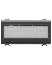 Lampe autonome de secours - 230vac 50/60hz 1h - 4 modules - noir - chorus