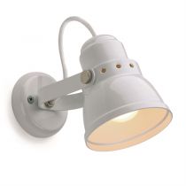 lampe d\'atelier rétro métal noire. E27 diam 10cm (182553)