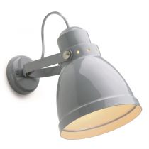 lampe d\'atelier rétro métal noire. E27 diam 15,5cm (182552)