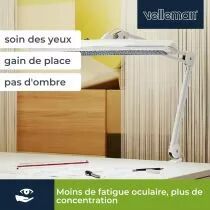 Lampe de bureau - 3 x 14w - blanc (VTLAMP6)
