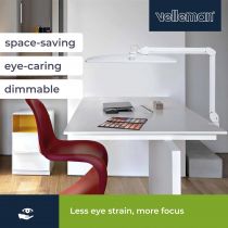 Lampe De Bureau Led - Intensité Variable - 84 Leds - Blanc (VTLLAMP17)