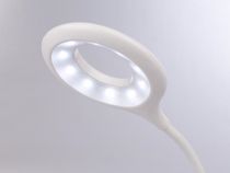 Lampe De Bureau Led - Rechargeable - Intensité Variable - 20 Leds - Blanc (VTLLAMP15)