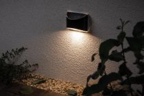 Lampe de chemin Outdoor Solar IP44 3000K Acier/plastique gris (94233)