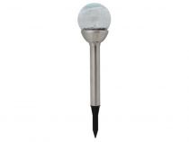 Lampe de jardin solaire - led rgb - avec socle en acier inoxydable - présentoir 12 pcs (CSOL11D)