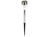 Lampe de jardin solaire avec socle en acier inoxydable - présentoir de 24 pcs (CSOL04D)