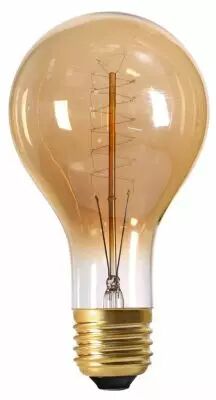 Lampe Filament M�tallique Spirale 240mm 40W E27 2000K 130Lm Ambr�e (15977)