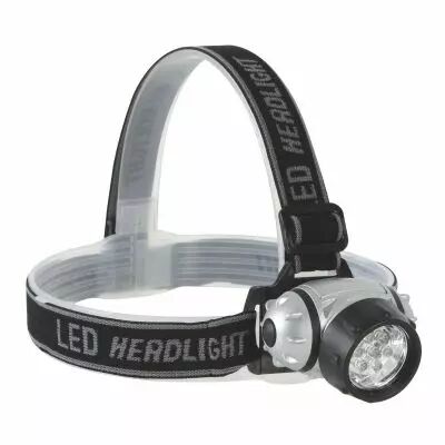 Lampe frontale � 7 leds blanches ultralumineuses (EHL12)