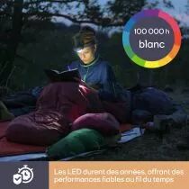 Lampe frontale &agrave; 7 leds blanches ultralumineuses (EHL12)
