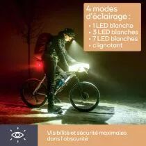Lampe frontale &agrave; 7 leds blanches ultralumineuses (EHL12)