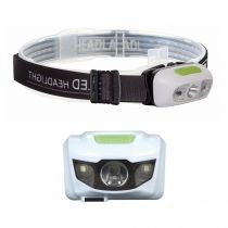 LAMPE FRONTALE À LED ET CAPTEUR ON/OFF - RECHARGEABLE (EHL21)