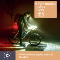 LAMPE FRONTALE À LED ET CAPTEUR ON/OFF - RECHARGEABLE (EHL21)