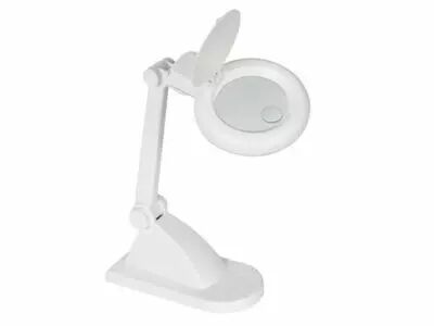 Lampe-loupe 3 + 12 dioptries - 12w - blanc (VTLAMP8)