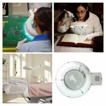 Lampe-loupe 8 dioptries- 22w - blanc (VTLAMP2WN8)