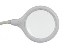 LAMPE-LOUPE LED AVEC PINCE - 5 DIOPTRES - 6 W - 30 LEDs - BLANC (VTLLAMP10N)