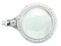 LAMPE-LOUPE LED AVEC PINCE - 5 DIOPTRES - 6 W - 30 LEDs - BLANC (VTLLAMP10N)