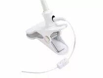 LAMPE-LOUPE LED AVEC PINCE - 5 DIOPTRES - 6 W - 30 LEDs - BLANC (VTLLAMP10N)