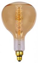 Lampe Poire R180 Filament Me´tallique Spirale´ 40W E27 2000K 130Lm Ambrée (15981)