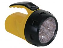 Lampe-torche led puissante - 9 led - avec 4 piles r6 (EFL07)