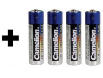 Lampe-torche led puissante - 9 led - avec 4 piles r6 (EFL07)