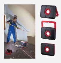 Lampe trav. + batt. Mobile Worklight 5W 6500K Gradable noir/rouge (94287)