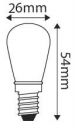 Lampe Veilleuse Incan. 10W E14 2750K 110Lm  (591010)