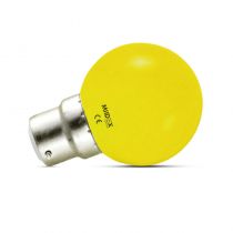 LED 1W BULB B22 JAUNE BOITE (7645)
