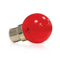 LED 1W BULB B22 ROUGE BOITE (7642)