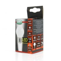 LED 1W BULB E27 6000K DEPOLI BOITE (7616)