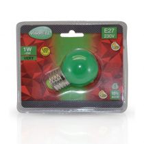 LED 1W BULB E27 VERT BLISTER (7620)