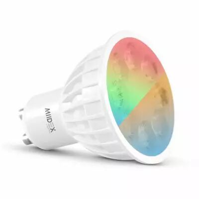 LED 4W GU10 RGB+ BLC 38� BOITE (100404)