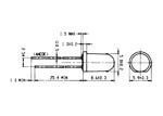 Led 5mm bleue 1630mcd