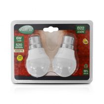 LED 5W G45 BULB B22 4000K BOITE (74863)