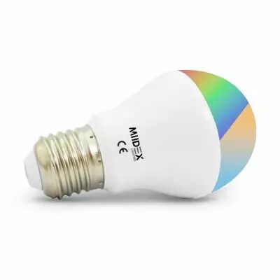 LED 6W BULB E27 RGB + CCT DIM BOITE (100004)