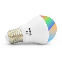 LED 6W BULB E27 RGB + CCT DIM BOITE (100004)