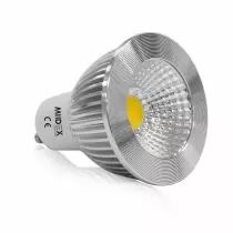 LED 6W GU10 3000K 75° ALU BOITE (78608)