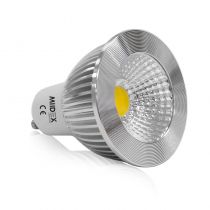 LED 6W GU10 3000K 80° ALU DIM BOITE (78607)