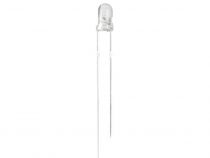 Led bleue 3mm transparente - 2200mcd - 20ma (L-3BC)