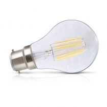LED FIL COB BULB B22 8W 2700K CLR BOITE (7140)