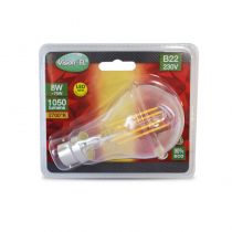 LED FIL COB BULB B22 8W 2700K CLR BOITE (7140)