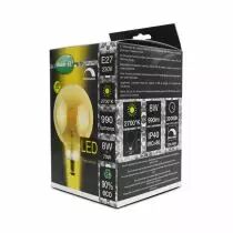 LED FIL COB GLOBE G125 E27 8W 2700K GOLDEN DIM BOITE (71582)