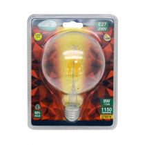 LED FIL COB GLOBE G95 E27 8W 2700K CLR BOITE (7147)