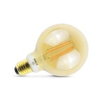 LED FIL COB GLOBE G95 E27 8W 2700K GOLDEN BOITE (7151)