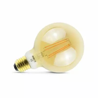 LED FIL COB GLOBE G95 E27 8W 4000K GOLDEN BOITE (7153)