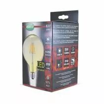 LED FIL COB GLOBE G95 E27 8W 4000K GOLDEN BOITE (7153)
