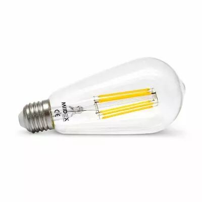LED FIL COB ST64 E27 8W 2700KDIM BOITE (71590)