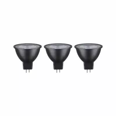 LED GU5,3 x3 450lm 2700K 36� Gris 12V (28912)